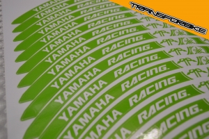 YAMAHA VMAX 1200 1994 - 2007  Liserets jantes Liserets jantes YAM  VERT