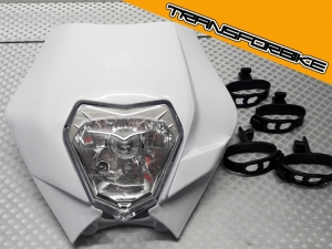 HONDA CB 500 1991 - 1996 Plaque Phare PLAQUE PHARE BLANCHE HONDA CB 500 1991 - 1996 Plaque Phare PLAQUE PHARE BLANCHE