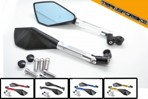 BMW F800 R 2017 - 2019 Rétro ELONE Rétros ELONE GRIS