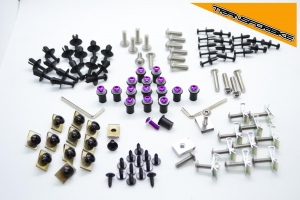 KTM ERC 125 / 200 / 390 2017-2019 Kit visserie Violet KITVIS VIOLET
