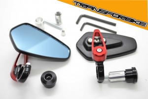 BMW S1000R 2014 - 2016 Rétros BliZZ Rétros BliZZ ROUGE