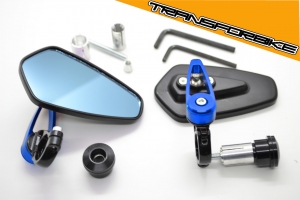 SUZUKI GS500F 2002-2007 Rétros BliZZ Rétros BliZZ BLEU SUZUKI GS500F 2002-2007 Rétros BliZZ Rétros BliZZ BLEU