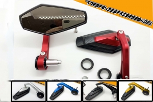 SUZUKI HAYABUSA/GSXR 1300 2008-2018 Rétros MeXX Rétros MeXX Rouge