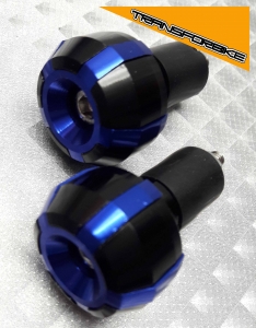TRIUMPH Speed Triple 2005-2007 EMBOUTS GUIDON EMBOUT FB BLEU