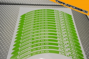 KAWASAKI Z750R 2010-2013 Liserets jantes Liserets jantes Z750 VERT V1 KAWASAKI Z750R 2010-2013 Liserets jantes Liserets jantes Z750 VERT V1