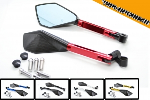 SUZUKI GSXR 600/750 1997-2000 Rétro ELONE Rétros ELONE ROUGE